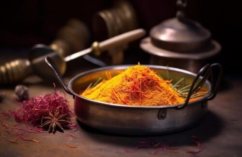 Saffron Ashtagandha tilak